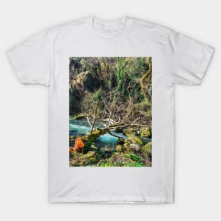 Magical river in Greek forest T-Shirt